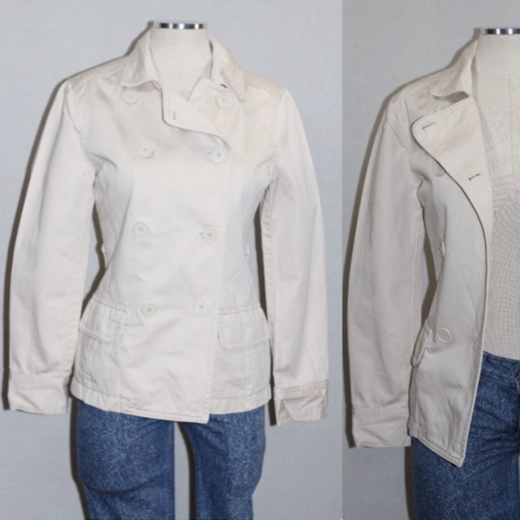 Gap Cotton Trench Coat Jacket - Picture 14 of 16